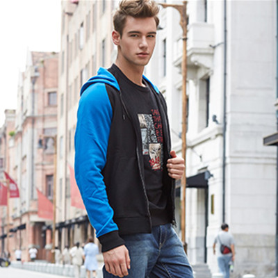 历史好价！LEE男秋冬新品连帽抓绒卫衣L15037AU8K11