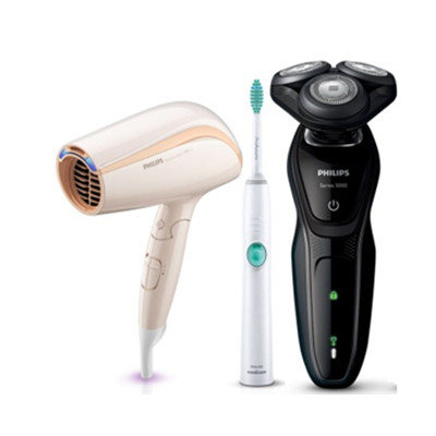 超值套装！飞利浦个人护理新春豪礼福袋（剃须刀+吹风机+电动牙刷）