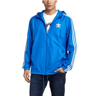 双色可选！adidas Originals 三叶草 男式 FASHION 防风衣