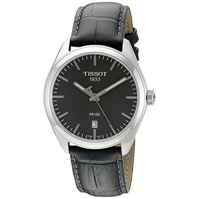 经典风格！天梭Tissot T1014101644100 石英男表