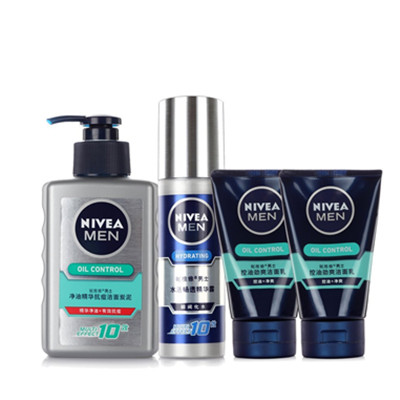 超值！NIVEA妮维雅男士护肤套装