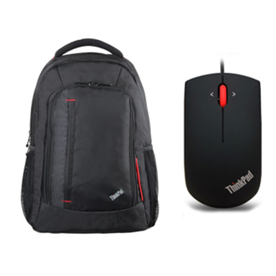近期好价！ThinkPad原装电脑双肩背包+原装USB光电鼠标套装