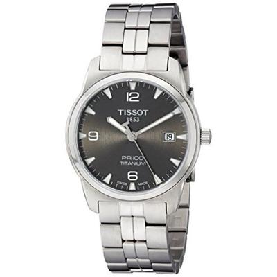 新低！天梭Tissot T049.410.44.067.00 钛金属石英男表