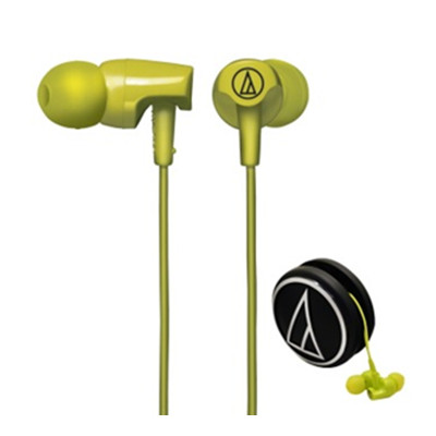 齐降！铁三角 ATH-CLR100 LG 入耳式耳机 橧绿色