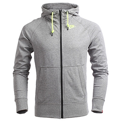 保暖舒适！耐克男子AW77 FZ HOODY-LT夹克616754-091