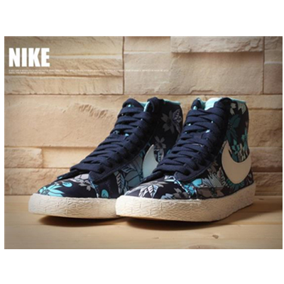 清新印花！NIKE 女子BLAZER  复刻鞋725084-400