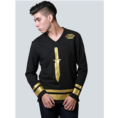 简约大方！ARTANKY Golden Jersey V领拉链卫衣