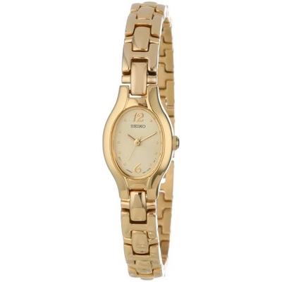 香槟金！精工Seiko SXGJ72 女士时尚石英手表