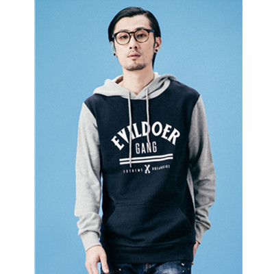 经典百搭！EVD LOGO印花连帽卫衣