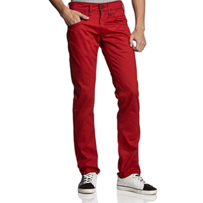 休闲百搭！Levi's李维斯男式修身低腰休闲裤15482-0007