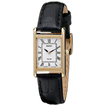 节能环保！ Seiko SUP250 精工女士时尚光动能石英手表