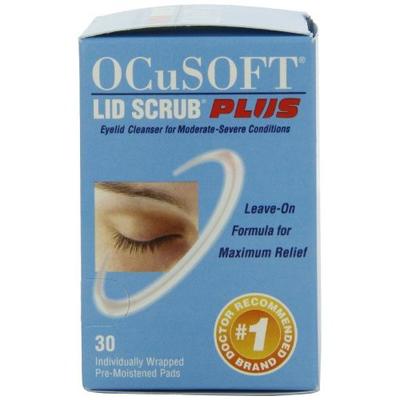 无刺激！OCuSOFT Lid Scrub 眼睑清洁湿巾30片