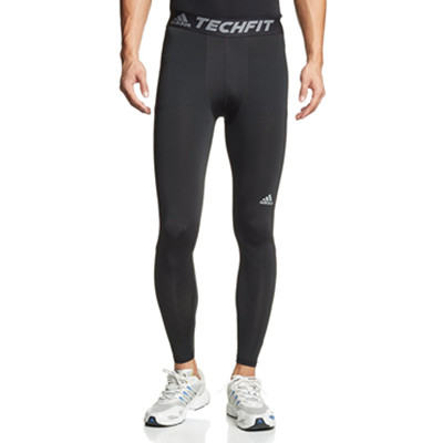 运动必备！阿迪达斯TECH-FIT男士紧身运动长裤AI3370