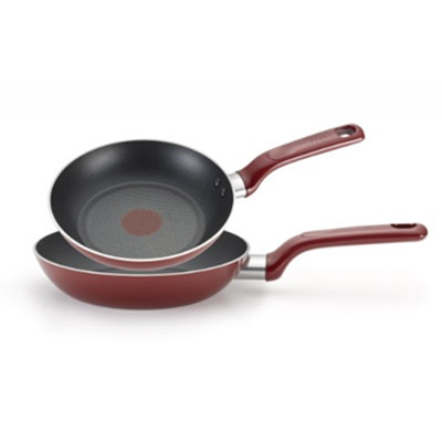 好价！T-fal 特福 C969S2 红点平底不粘煎锅 2件套