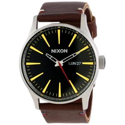 潮牌设计！尼克松Nixon 男式A105005 男式真皮腕表