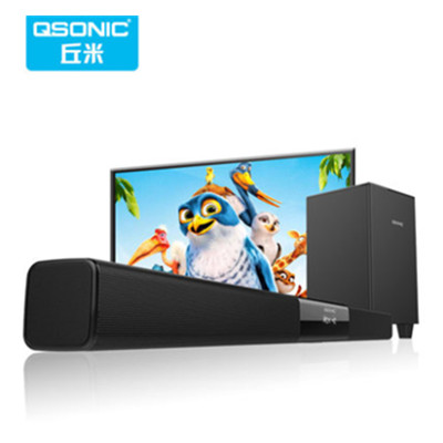 新低！QSONIC/丘米Qbar回音壁电视音响