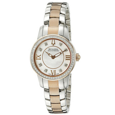手快有！宝路华 Bulova 65R145 女款彩色珍珠母贝腕表