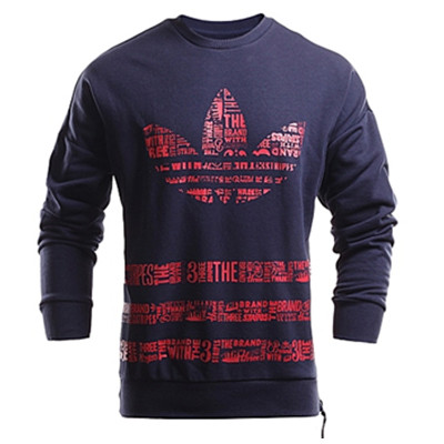 休闲百搭！阿迪三叶草针织套头衫卫衣AO0940