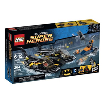 好价！LEGO 乐高  76034 蝙蝠侠 海港追击