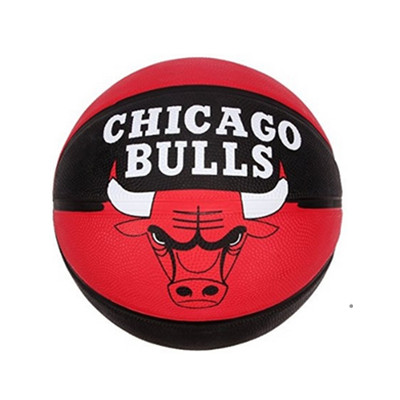 历史新低！斯伯丁 男式 NBA 公牛队队徽系列 胶篮球 83-173Y