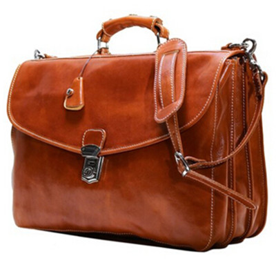 包中富帅！Floto Olive Brown 男士公文包