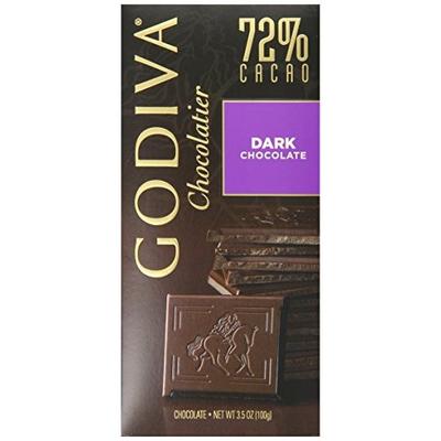 超浓！歌帝梵Godiva Dark 经典黑巧克力100g*5块