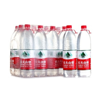 送王老吉！农夫山泉 天然饮用水1.5L*12瓶 整箱