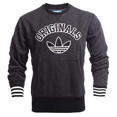 经典时尚！阿迪男子三叶草系列套头衫AB7781