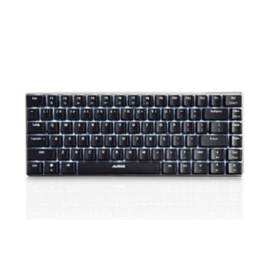 再降！黑爵（Ajazz）极客AK33 全背光版机械键盘 机械黑轴 黑色