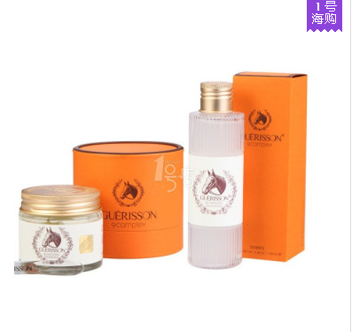 送女友好价！GUERISSON 进口马油精华 130ml+ 马油面霜 70g