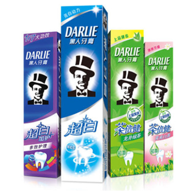 实惠划算！黑人牙膏套装4只装