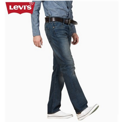 全网好价！Levi's李维斯501男士直筒水洗牛仔裤00501-2166