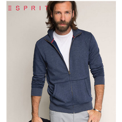 休闲百搭！ESPRIT男士纯色款卫衣125EE2J011