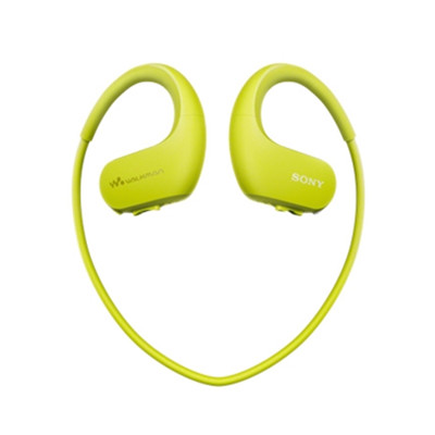 团购价！索尼 可穿戴式运动防水音乐播放器 WS413 (柠檬绿)