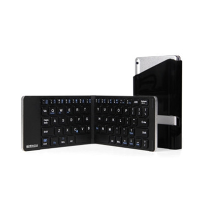 自提好价！航世（B.O.W）HB022A 折叠无线蓝牙键盘 黑色
