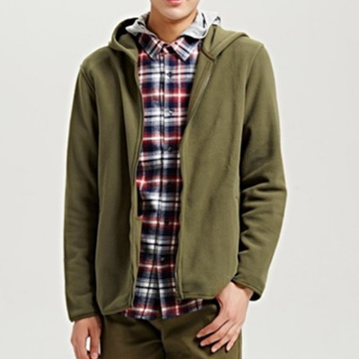 近期好价！森马极简舒适纯色连帽针织外套