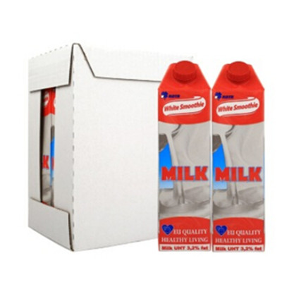 近期低价！波兰 进口牛奶 优雅牧场全脂牛奶1L*6普通装