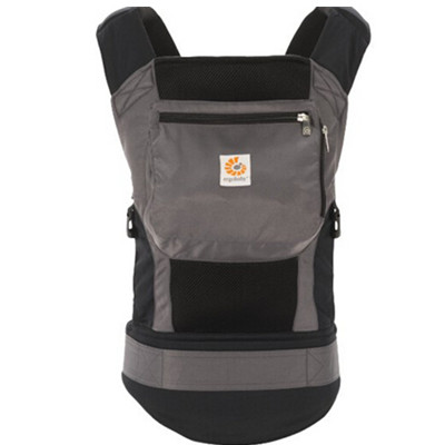 萌萌哒！美国Ergobaby功能型婴儿背带-黑炭黑色BCP02500NL