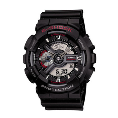 现货！卡西欧 GA-110-1AJF酷炫多功能抗磁石英男子运动手表