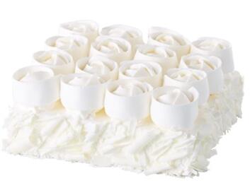 2磅！诺心玫瑰雪域芝士蛋糕