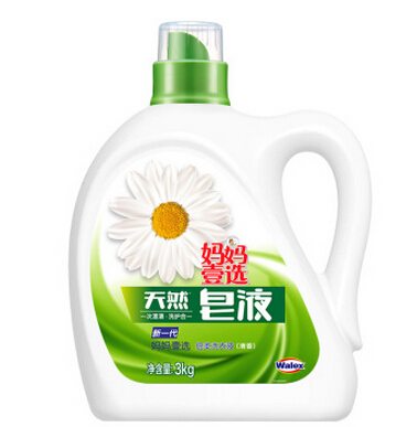 拼单！妈妈壹选天然皂液（倍柔洗衣液)3kg