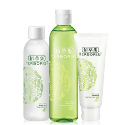 低价！HERBORIST 佰草集洗发露250ml洁面乳100ml化妆水150ml