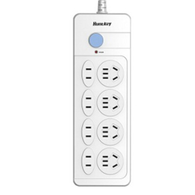 手机端特价！航嘉（Huntkey）大白803 8位1.8米插座