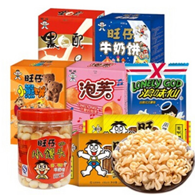 吃吃吃！旺旺 膨化饼干量贩装1470g