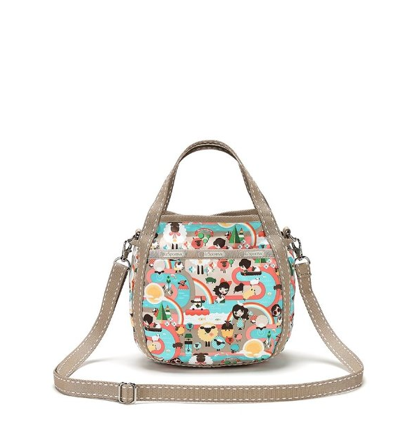童趣！Lesportsac 女式 Classic Small Jenni 手提包