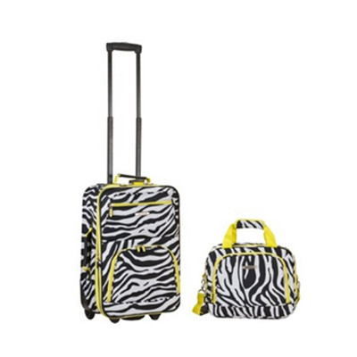 两件套！Rockland F102 19寸拉杆箱+14寸手提袋套箱