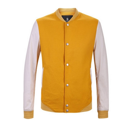 半价！马克华菲夹克 撞色拼接立领修身休闲夹克外套