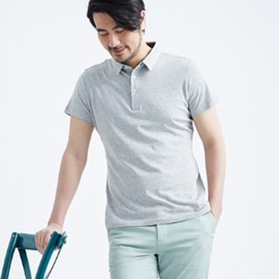 新低！棉先生 16年春夏装纯色polo衫 短袖 男 翻领纯棉保罗衫
