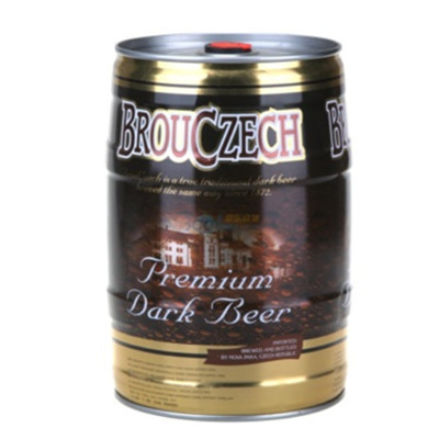 华中和东北地区！捷克布鲁杰克黑啤 5L