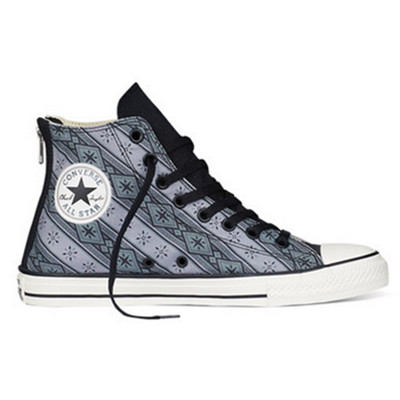 美国风！CONVERSE几何纹印花帆布鞋145508C
